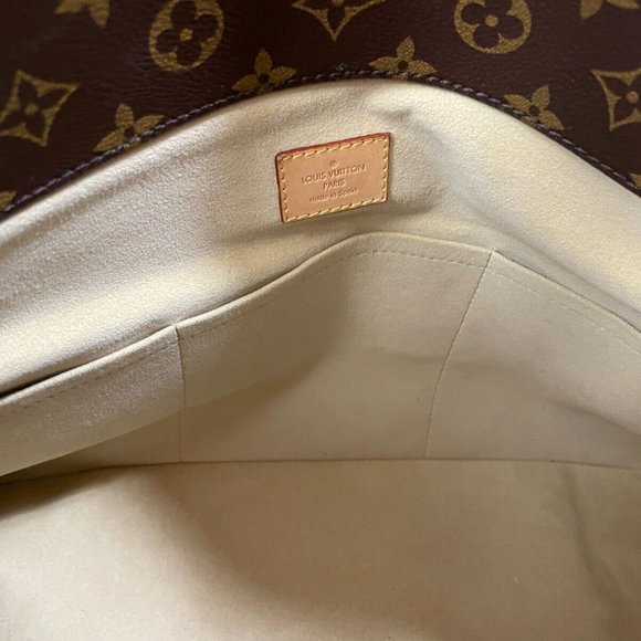 LOUIS VUITTON Authentic Artsy MM Tote Monogram LV Shoulder Large LV +Dust Bag - Picture 11 of 16